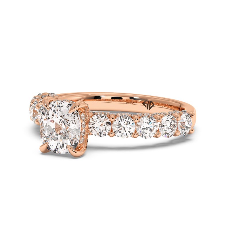 18K Rose Gold Elara Engagement Ring
