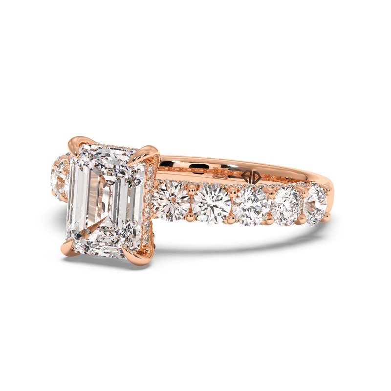 18K Rose Gold Elara Engagement Ring