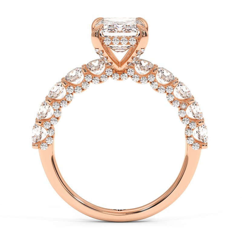 18K Rose Gold Elara Engagement Ring