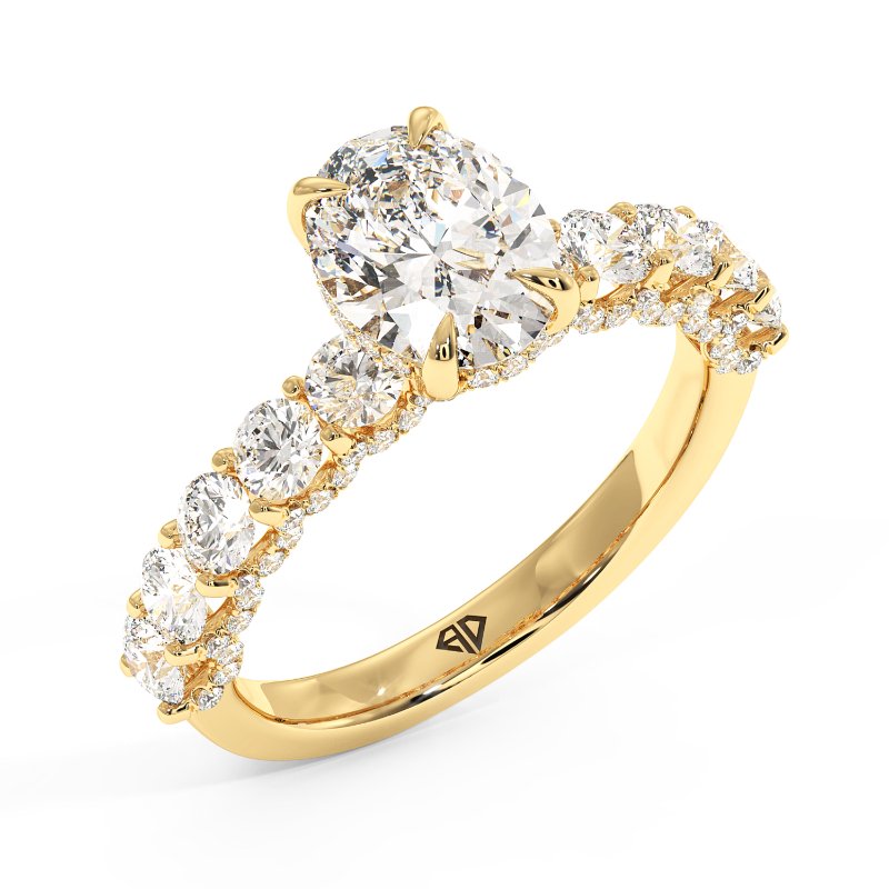 18K Yellow Gold Elara Engagement Ring