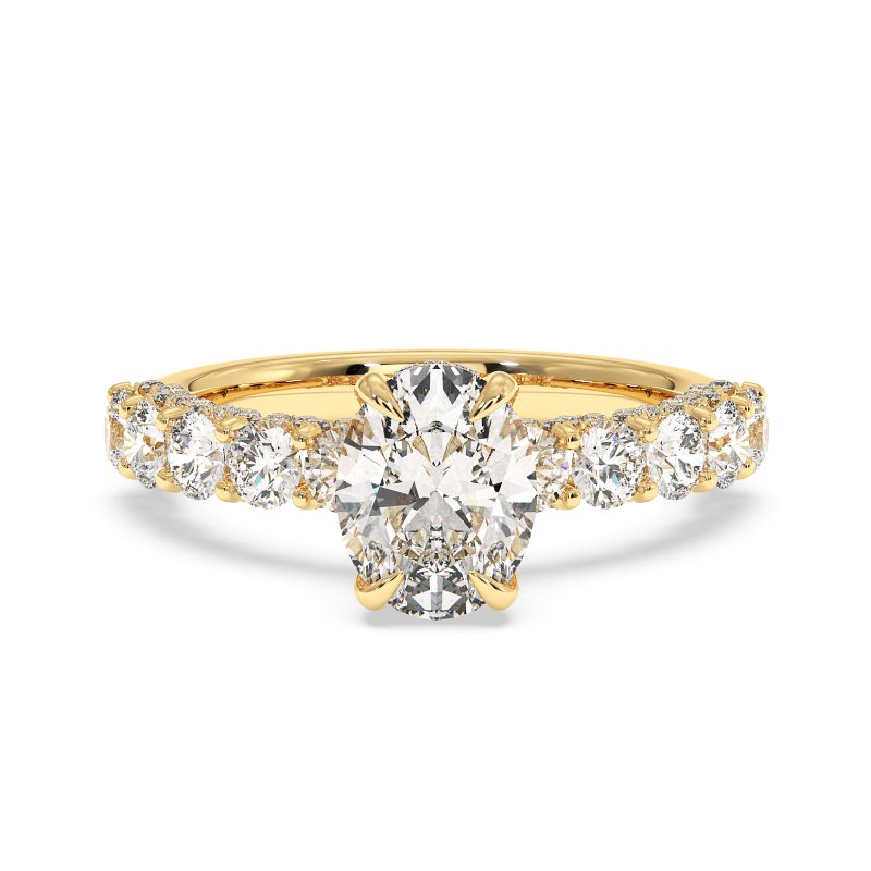18K Yellow Gold Elara Engagement Ring