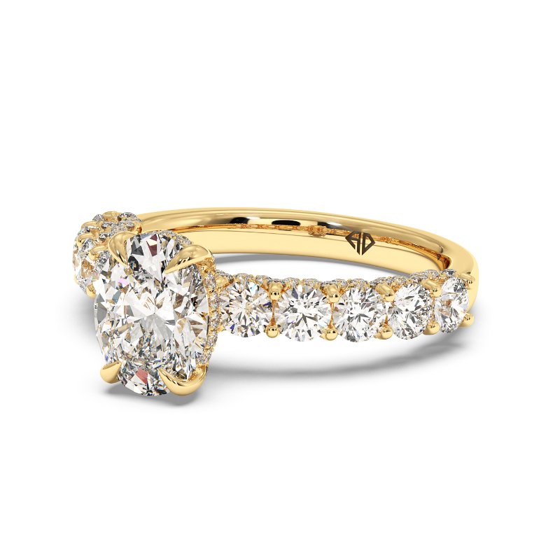 18K Yellow Gold Elara Engagement Ring