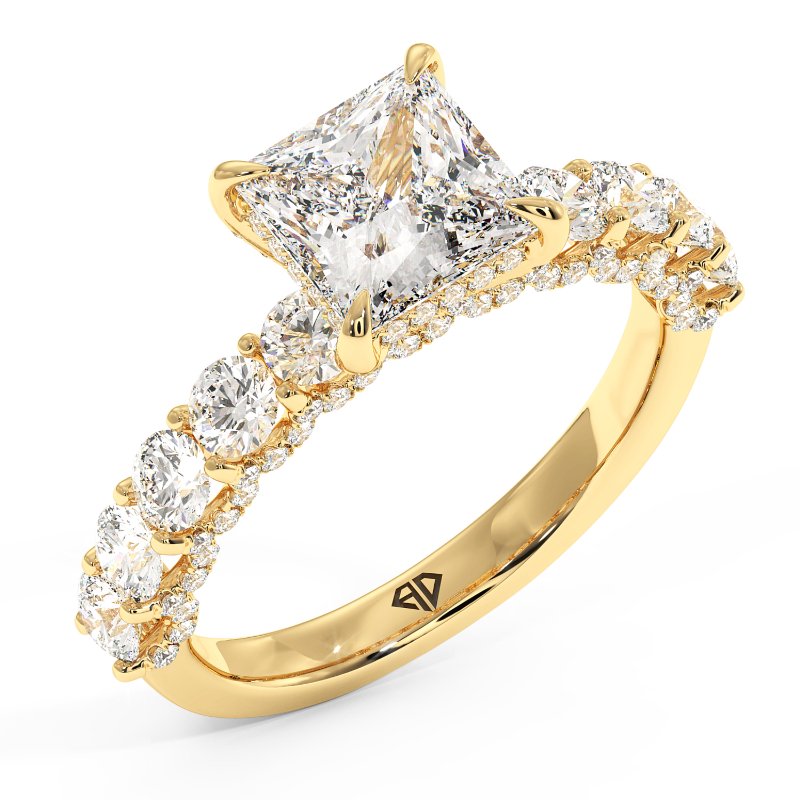 18K Yellow Gold Elara Engagement Ring