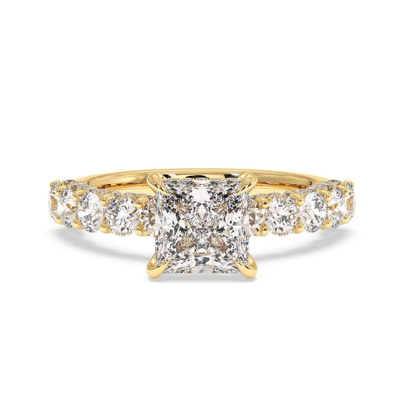 18K Yellow Gold Elara Engagement Ring
