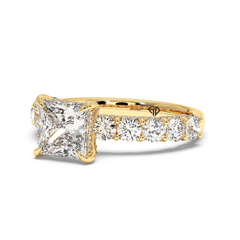 18K Yellow Gold Elara Engagement Ring