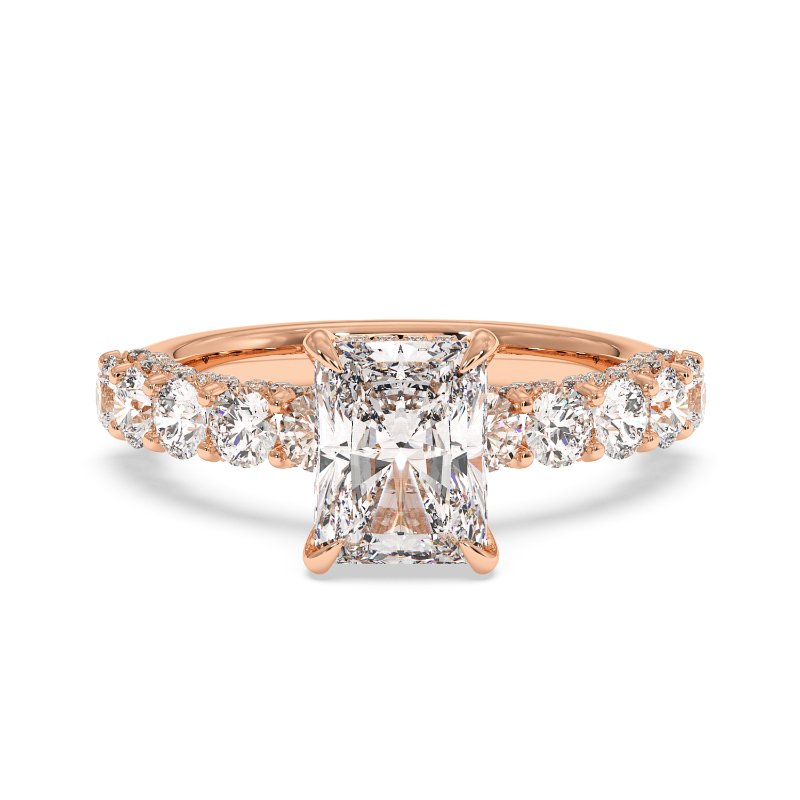 18K Rose Gold Elara Engagement Ring