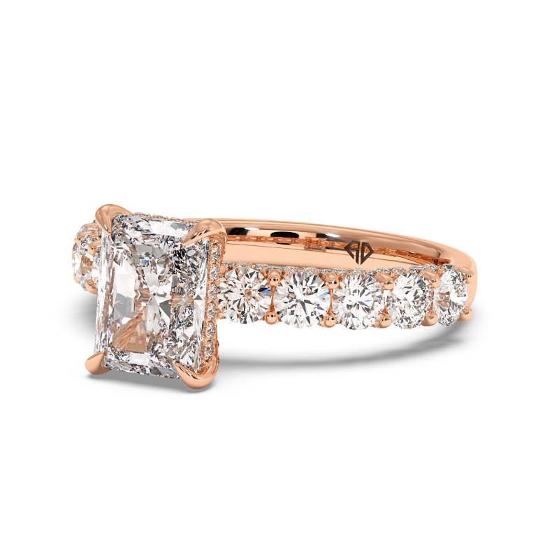 18K Rose Gold Elara Engagement Ring
