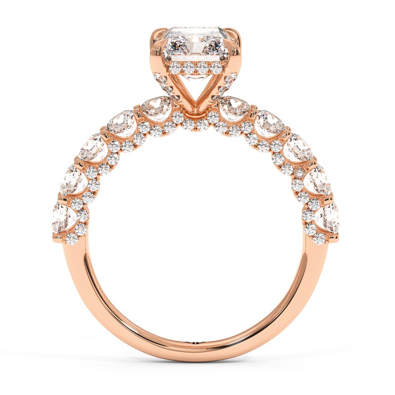 18K Rose Gold Elara Engagement Ring