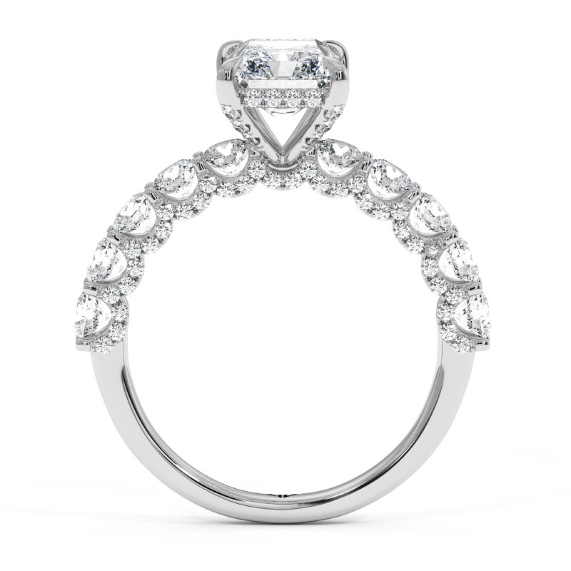 18K White Gold Elara Engagement Ring