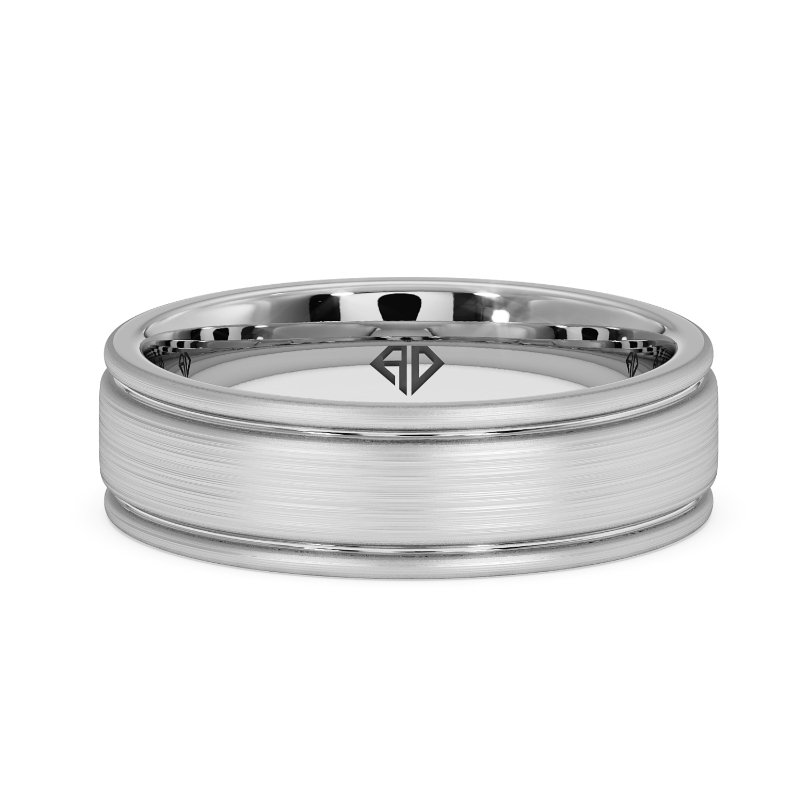 18K White Gold Floyd Wedding Band