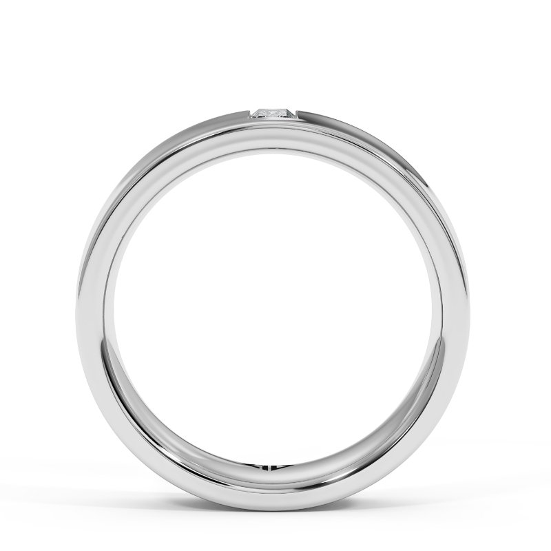 9K White Gold Arslan Diamond Wedding Band