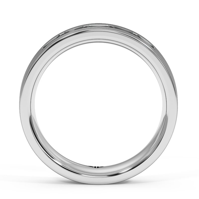 Platinum Lyle Diamond Wedding Band