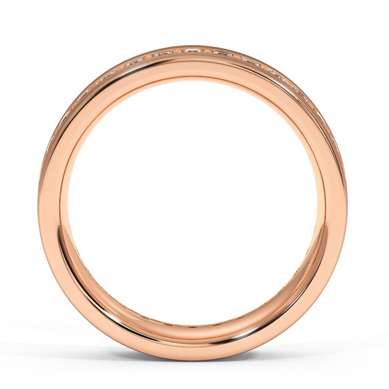 18K Rose Gold Sebastian Diamond Wedding Band
