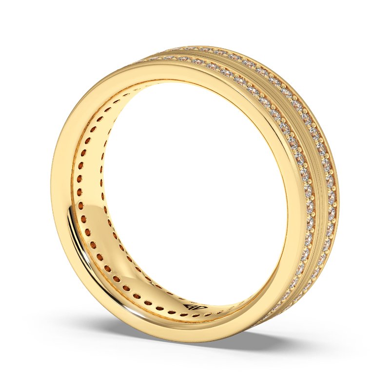 18K Yellow Gold Kai Diamond Wedding Band