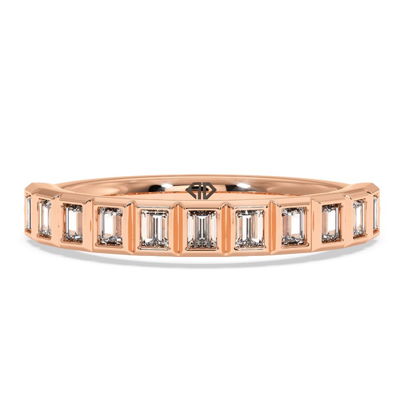 9K Rose Gold Aphrodite Eternity Band