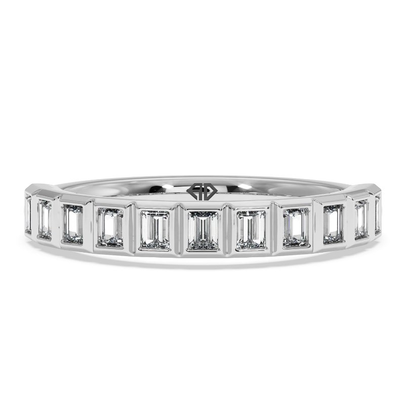 9K White Gold Aphrodite Eternity Band