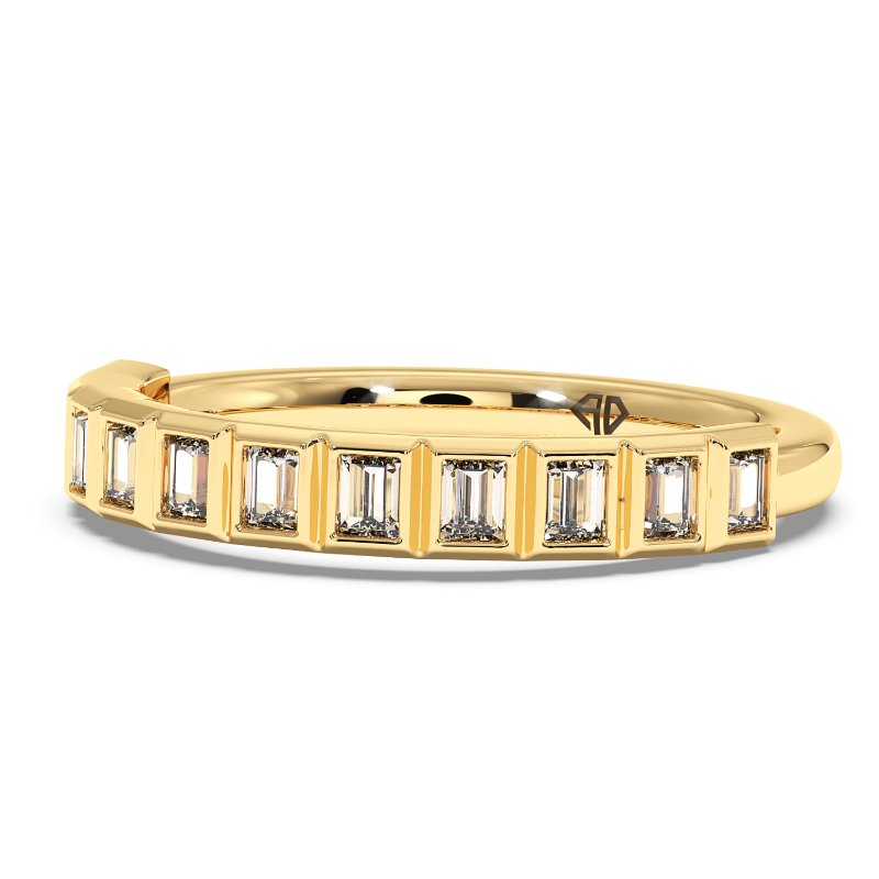 9K Yellow Gold Aphrodite Eternity Band