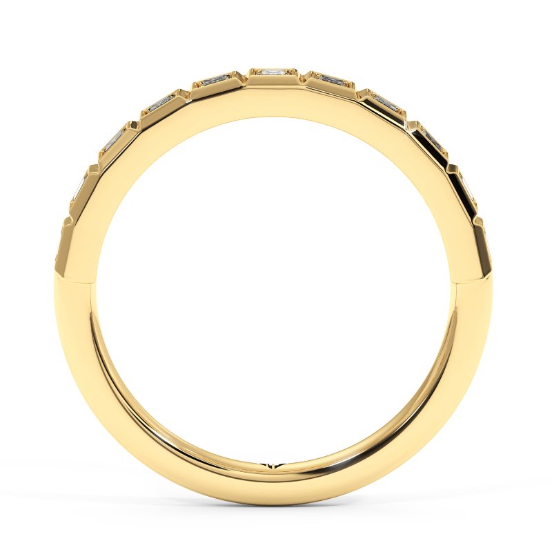 9K Yellow Gold Aphrodite Eternity Band