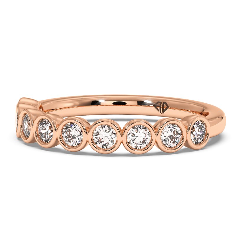 18K Rose Gold Caroline Eternity Band
