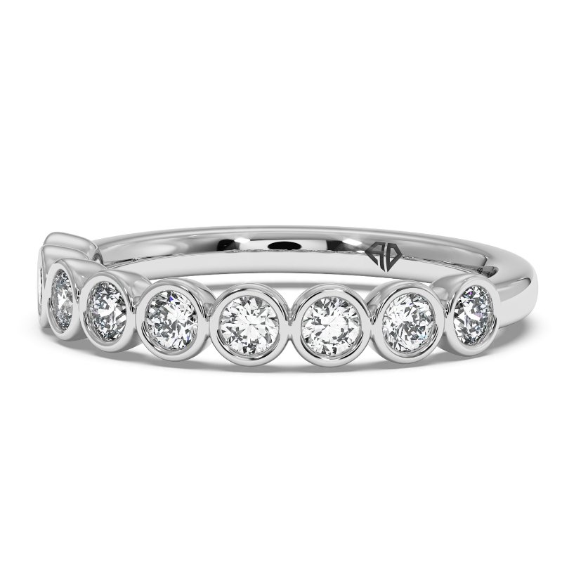 Platinum Caroline Eternity Band