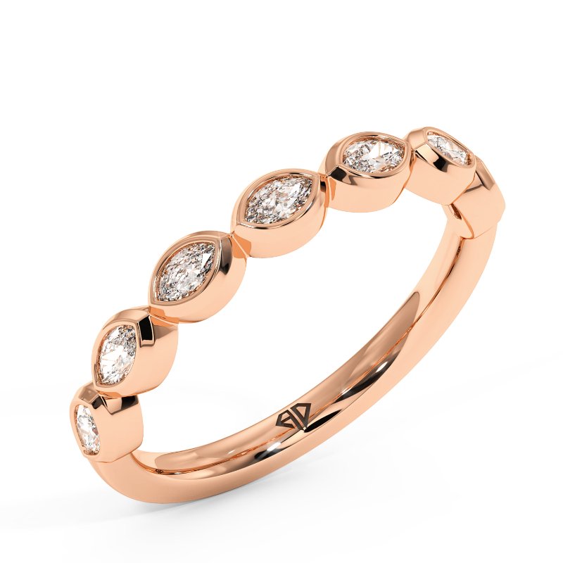 18K Rose Gold Grace Eternity Band
