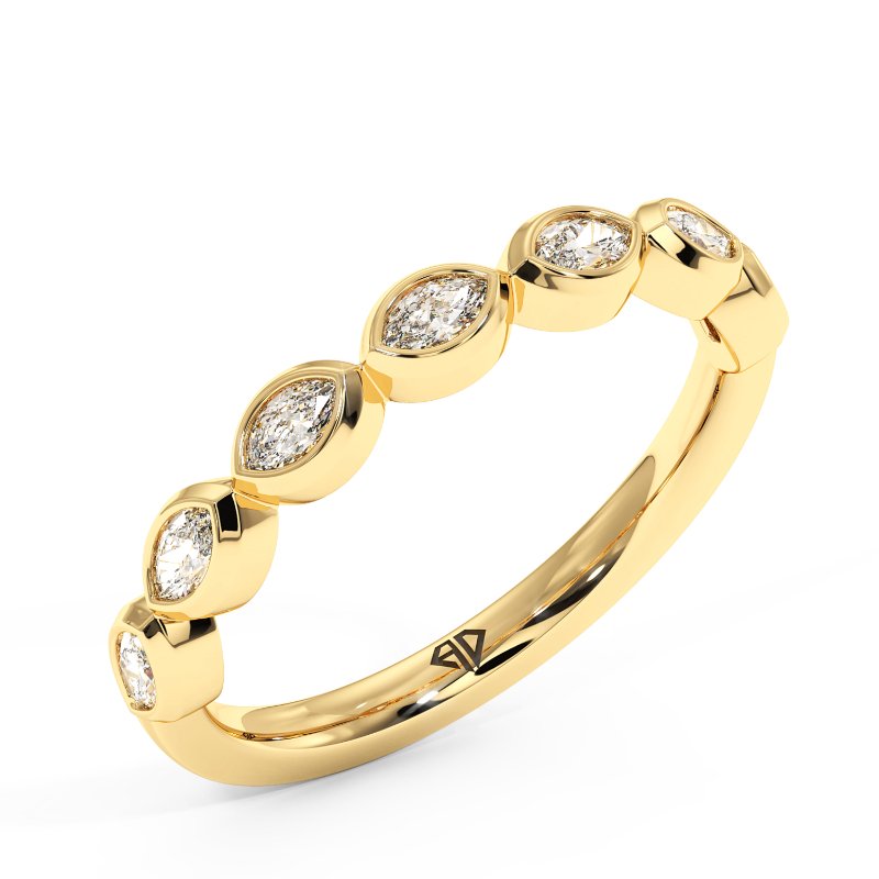 18K Yellow Gold Grace Eternity Band