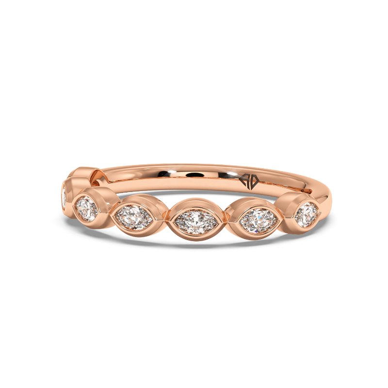 18K Rose Gold Grace Eternity Band
