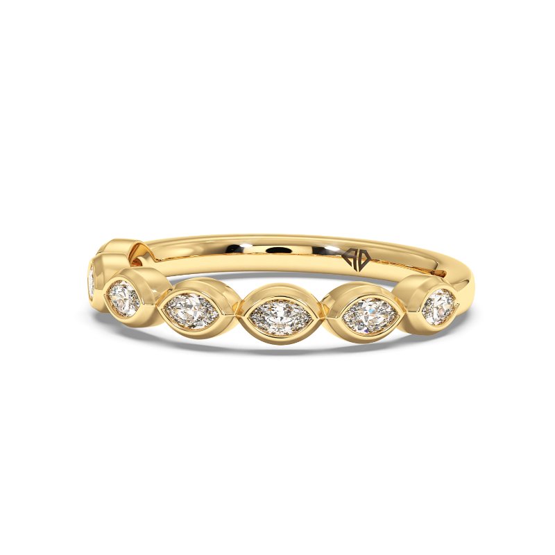 18K Yellow Gold Grace Eternity Band