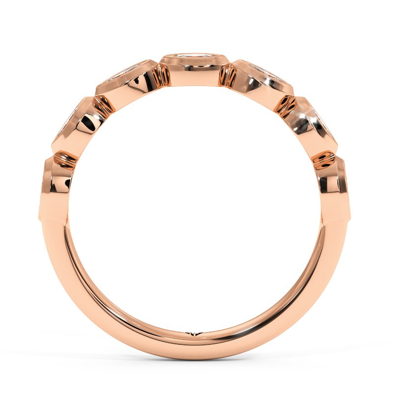 18K Rose Gold Grace Eternity Band
