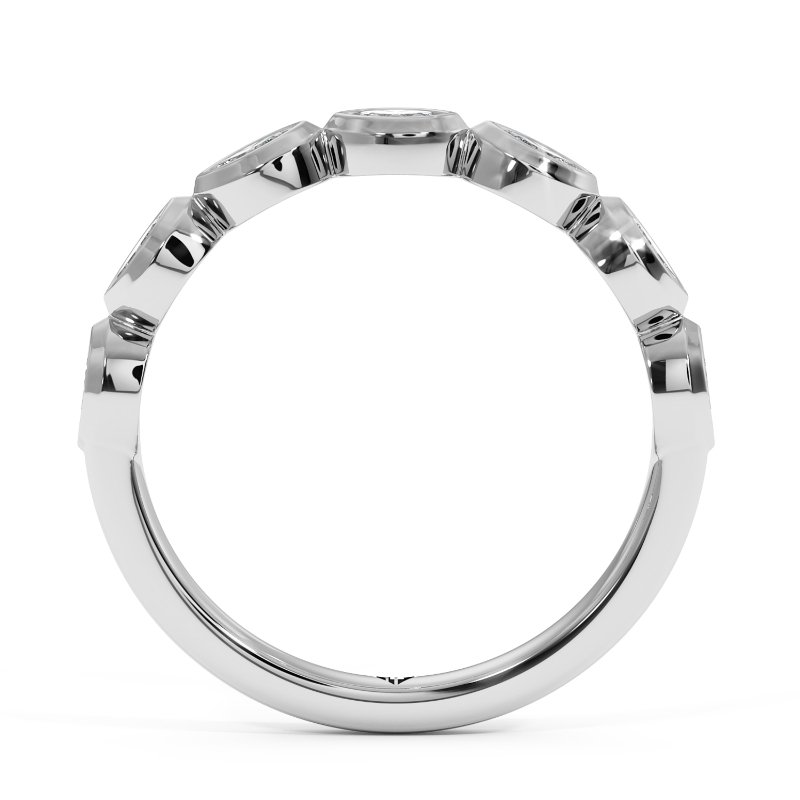 18K White Gold Grace Eternity Band