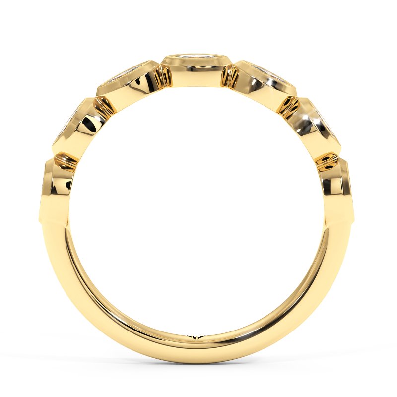18K Yellow Gold Grace Eternity Band