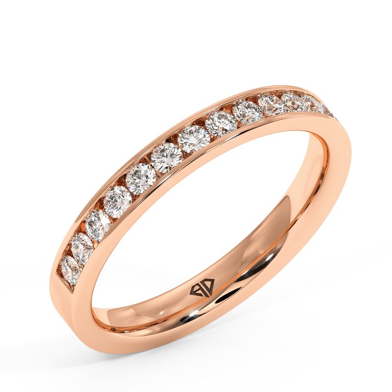 18K Rose Gold Liza Eternity Band