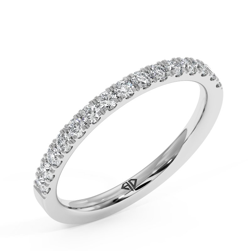 18K White Gold Diana Eternity Band