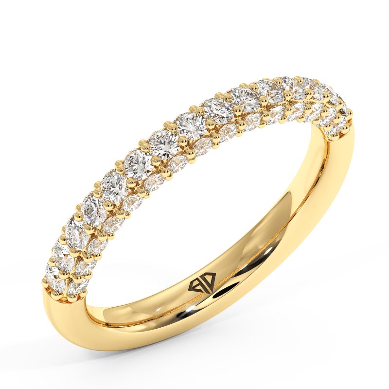 18K Yellow Gold Estelle Eternity Band