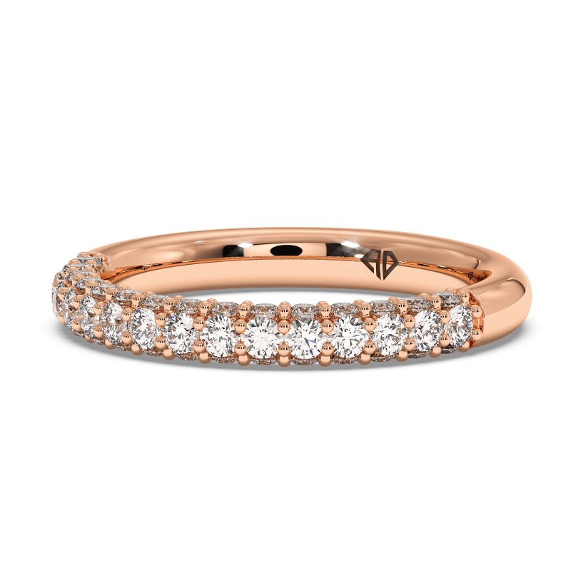 18K Rose Gold Estelle Eternity Band