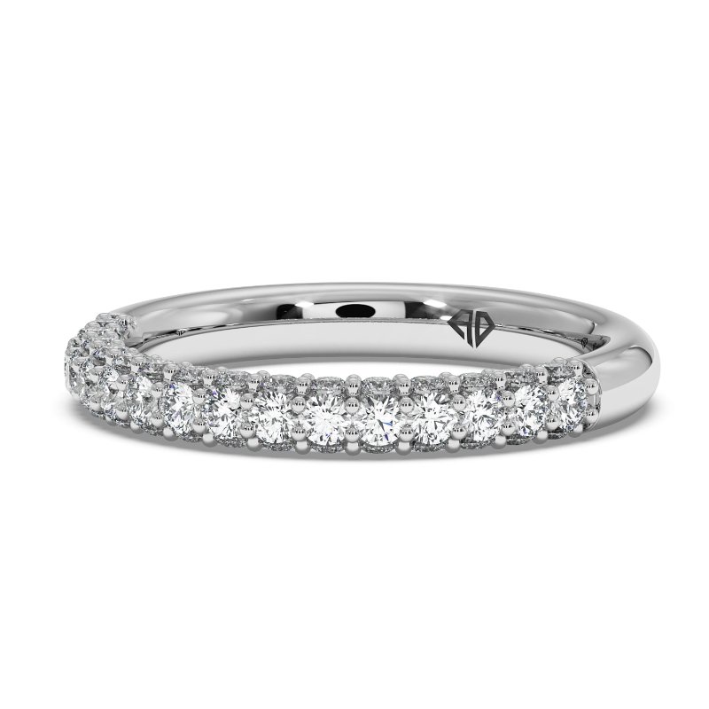 18K White Gold Estelle Eternity Band