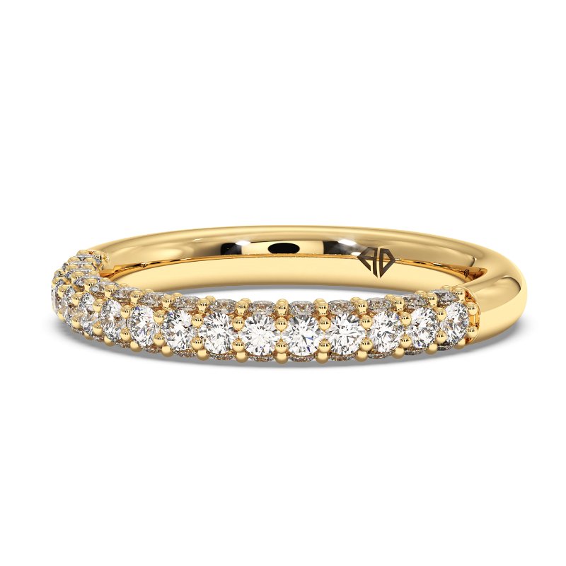 18K Yellow Gold Estelle Eternity Band