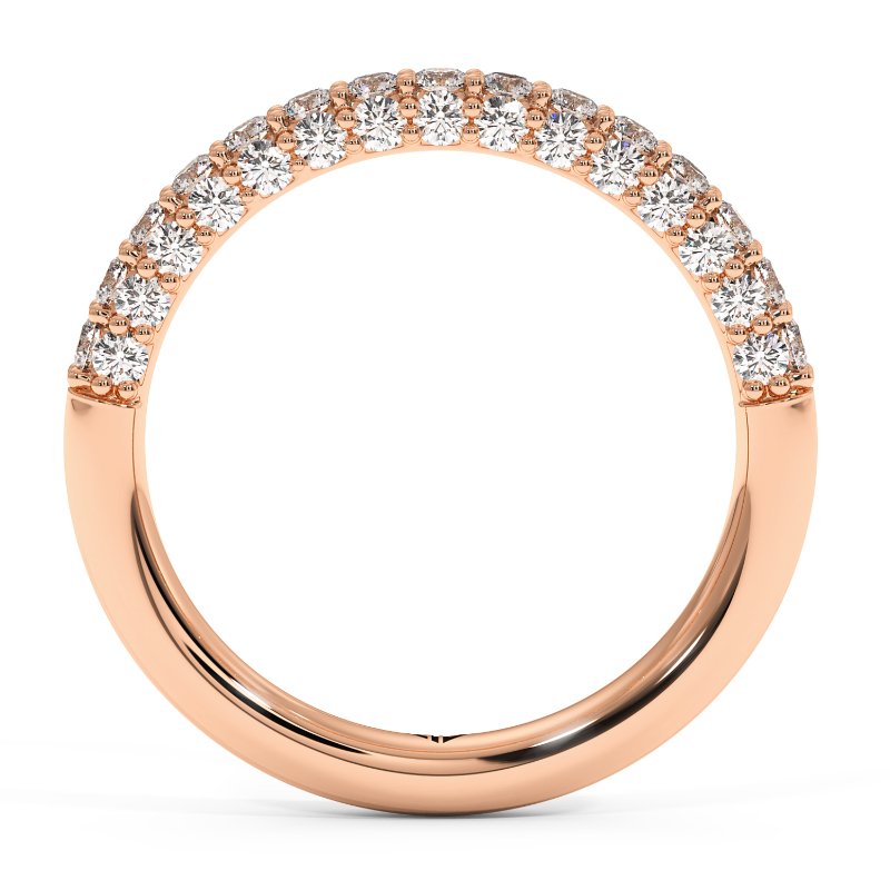 18K Rose Gold Estelle Eternity Band