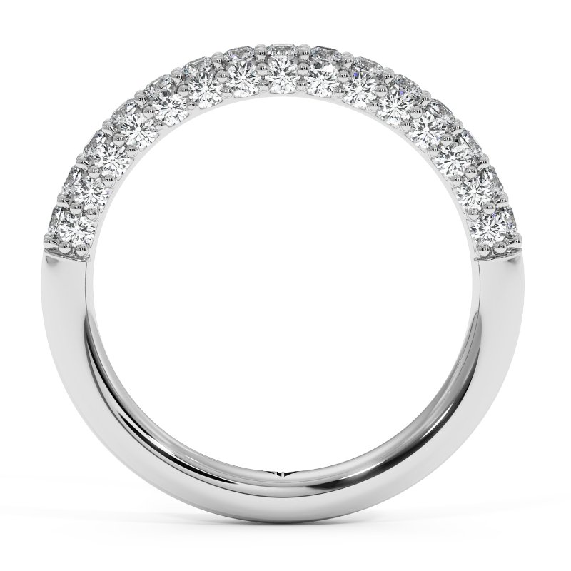 18K White Gold Estelle Eternity Band