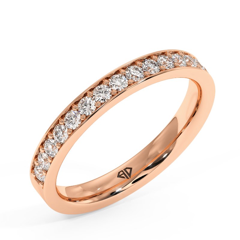 18K Rose Gold Natalia Eternity Band