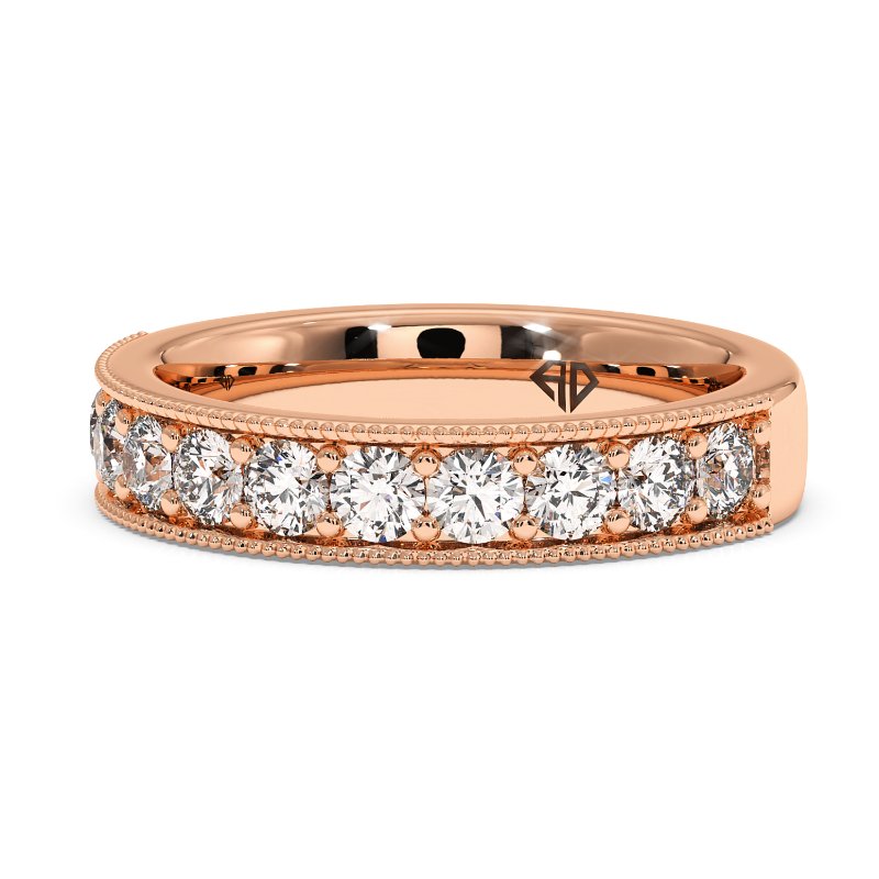 18K Rose Gold Luna Eternity Band