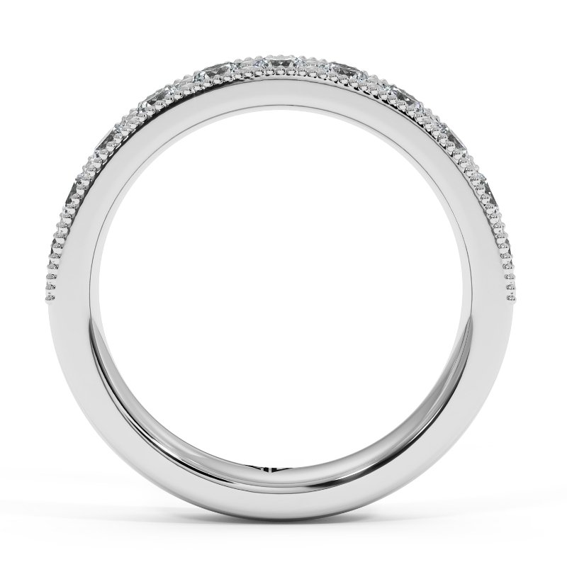 18K White Gold Luna Eternity Band