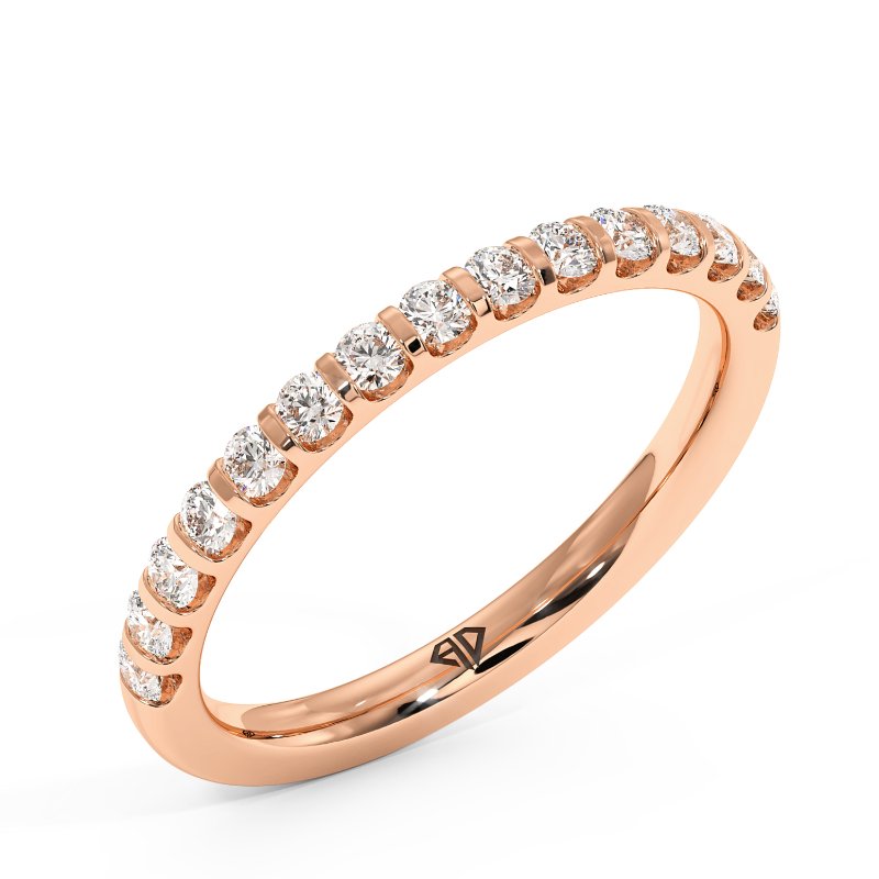18K Rose Gold Cora Eternity Band