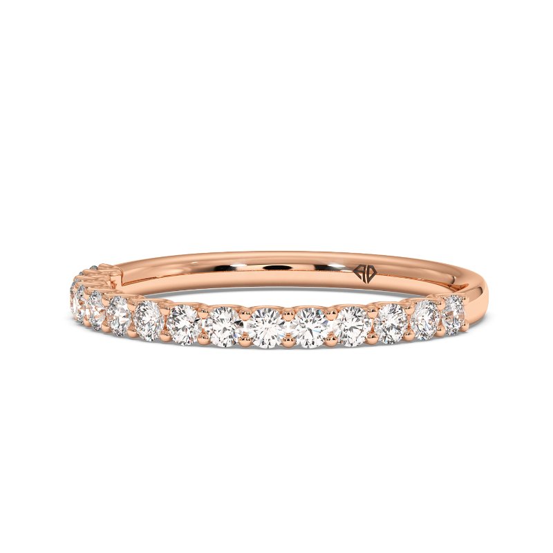 9K Rose Gold Jemima Eternity Band