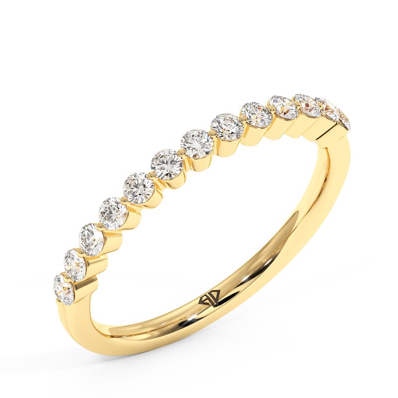 18K Yellow Gold Zara Wedding Band