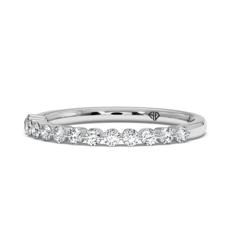 Platinum Zara Wedding Band