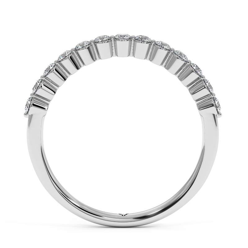 Platinum Zara Wedding Band