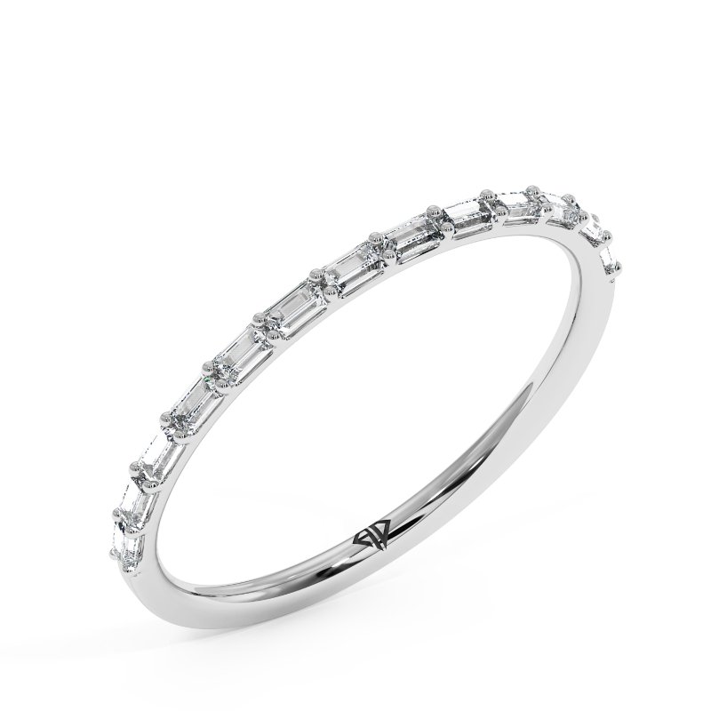 18K White Gold Celeste Wedding Band