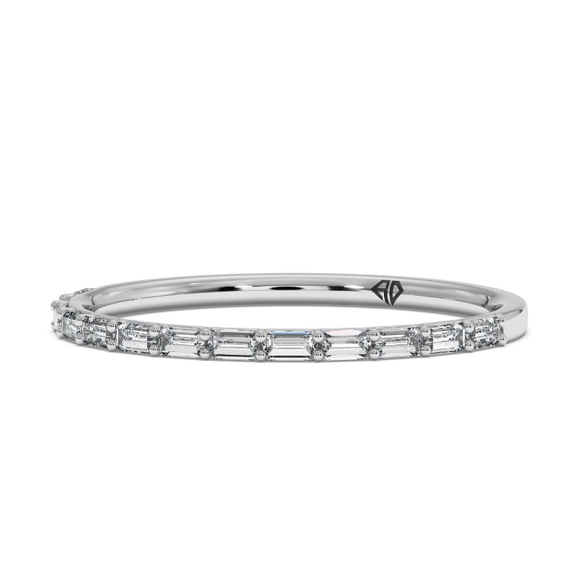 18K White Gold Celeste Wedding Band