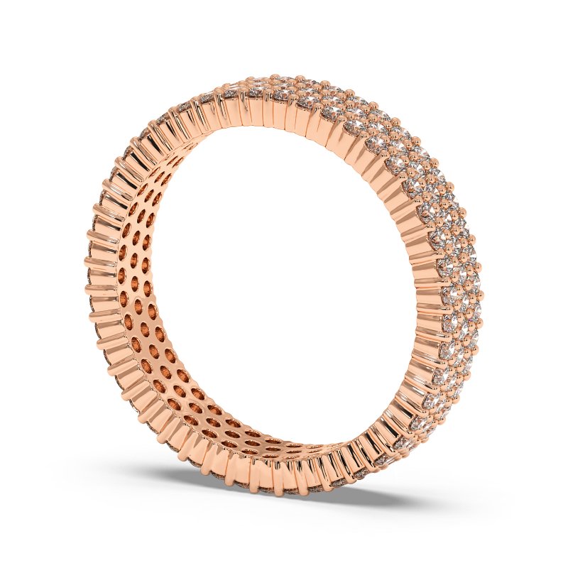 18K Rose Gold Roban Eternity Band